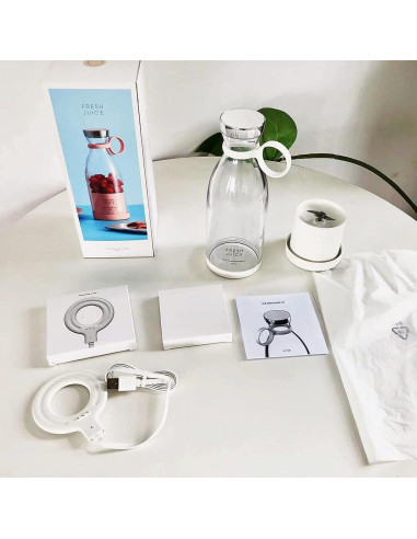 Licuadora Portátil Eléctrica BEBESIRI 350ml Jugo y Smoothies