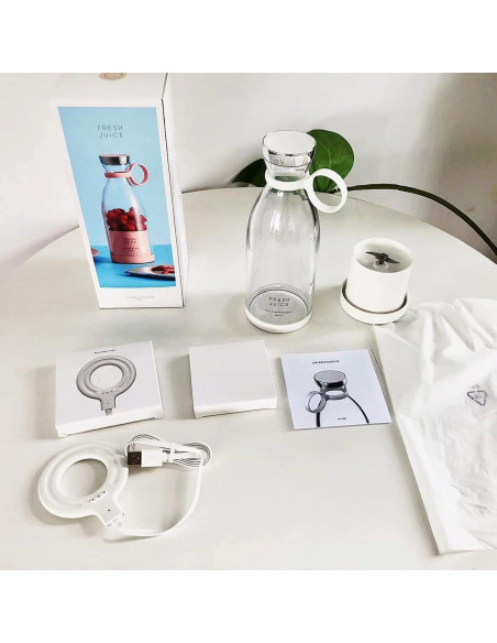 Licuadora Portátil Eléctrica BEBESIRI 350ml Jugo y Smoothies Licuadora Portátil Eléctrica BEBESIRI 350ml Jugo y Smoothies