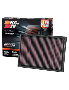 Filtro de Aire K&N Alto Flujo 33-2438 para Toyota/Lexus 2010-2024