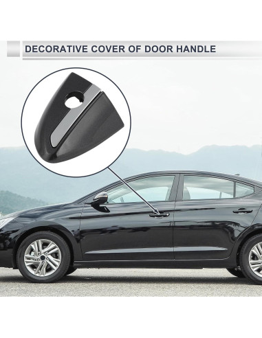 Cubierta Cilindro Bloqueo Manija Puerta Delantera Izquierda RATCHROLL ABS Gris Toyota Corolla 2014-2018