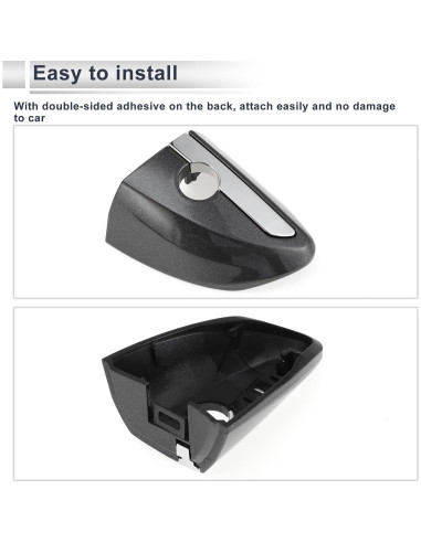 Cubierta Cilindro Bloqueo Manija Puerta Delantera Izquierda RATCHROLL ABS Gris Toyota Corolla 2014-2018