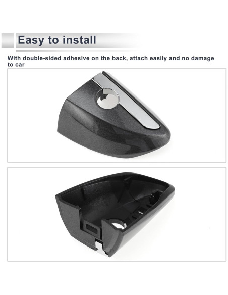 Cubierta Cilindro Bloqueo Manija Puerta Delantera Izquierda RATCHROLL ABS Gris Toyota Corolla 2014-2018