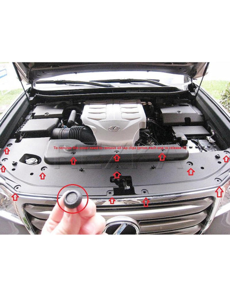 Clip de Retención Radiador Toyota Lexus 30pcs 90467-07217