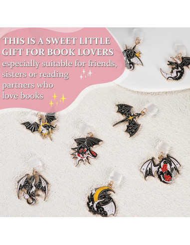 Encantos de Tapón de Polvo Tipo C TAKEALOOKO - 8 Piezas Dragones