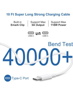 Cargador Rápido USB-C AITISI 118W para MacBook Pro/Air 2