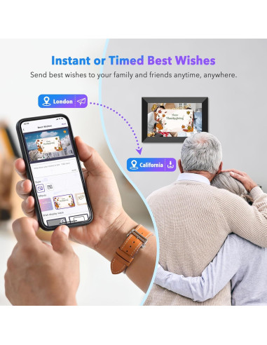 Marco Digital de Fotos 10.1" WONNIE HD 1280x800 32GB