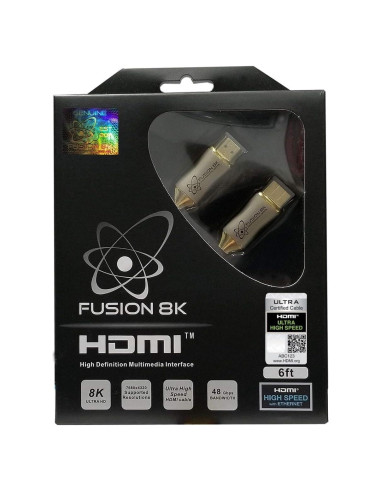 Cable HDMI 2.1 Fusion8K 1.83m Ultra Alta Velocidad 10K 8K 4K