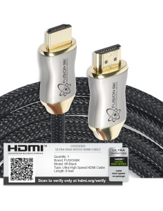 Cable HDMI 2.1 Fusion8K 1.83m Ultra Alta Velocidad 10K 8K 4K 2