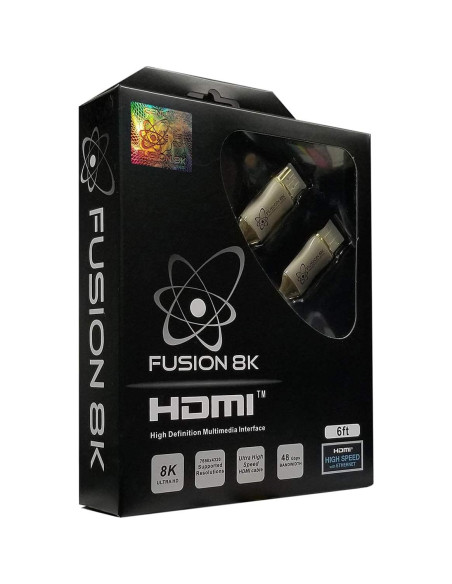 Cable HDMI 2.1 Fusion8K 1.83m Ultra Alta Velocidad 10K 8K 4K