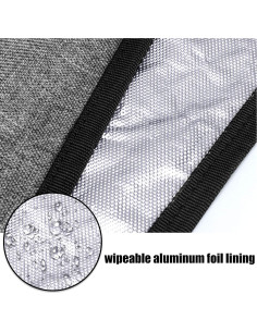 Funda para Olla de Cocción Lenta LUXJA Ovalada 6-8 Qt Gris 2