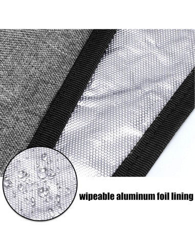 Funda para Olla de Cocción Lenta LUXJA Ovalada 6-8 Qt Gris