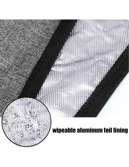 Funda para Olla de Cocción Lenta LUXJA Ovalada 6-8 Qt Gris