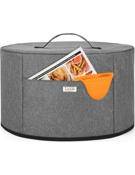 Funda para Olla de Cocción Lenta LUXJA Ovalada 6-8 Qt Gris