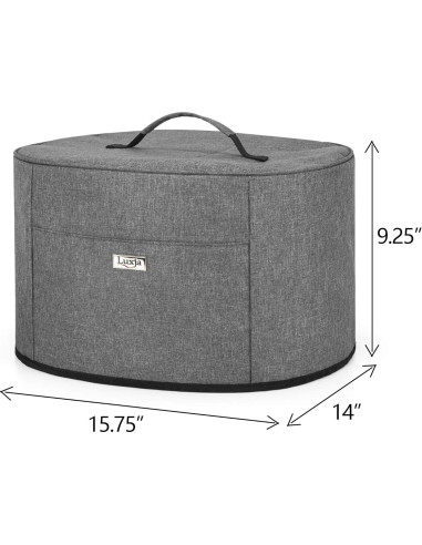 Funda para Olla de Cocción Lenta LUXJA Ovalada 6-8 Qt Gris