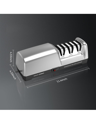 Afilador de cuchillos eléctrico Newise 3 etapas diamante 408g