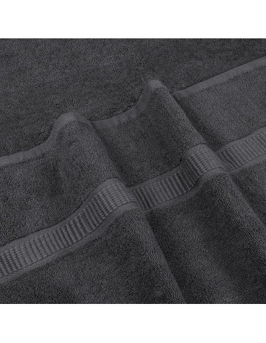 Toallas Utopia Jumbo de Baño 2 Piezas 600 GSM 89x178 cm Gris