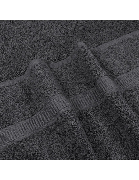 Toallas Utopia Jumbo de Baño 2 Piezas 600 GSM 89x178 cm Gris