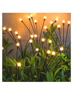 TONULAX Luces Solares Oscilantes para Jardín - 2 Paquete