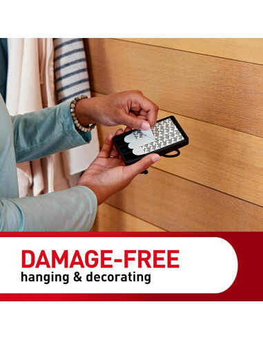 Gancho Triple Command X-Large Negro Mate 4.54 kg 1 Unidad