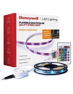 Tira LED de 5m Honeywell RGB con control remoto y sensor