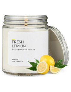 Vela Aromática de Cera de Soja 1OAK Limón Fresco 198g