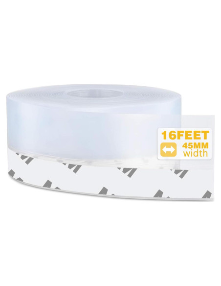 Sello de Puerta WUMUTI 45mm x 5M Silicona Transparente