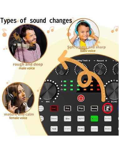 Kit de Podcast BM-800 con Interfaz V8s y Soporte