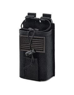 Funda Táctica para Radio YEZEJUN Ajustable Negra
