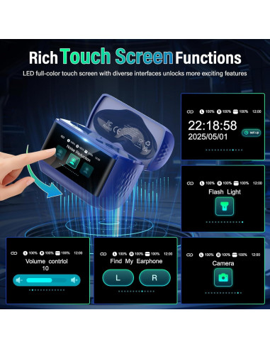 Auriculares Inalámbricos ZYHKON Z9Pro Bluetooth 5.4 IPX7 48H