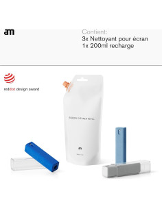 Limpiador de Pantallas AM 7 oz Recargable Sin Alcohol Ecológico 2