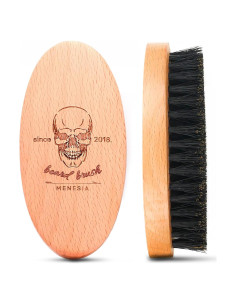 Cepillo de Barba Menesia de Madera Cráneo para Hombres