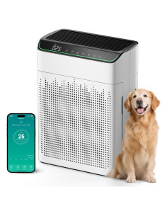 Purificador de Aire HEPA FLANUR MR5866 WiFi 157 m Blanco