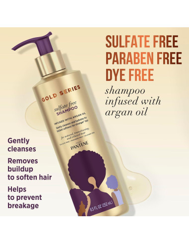 Kit Champú y Acondicionador Sin Sulfatos Pantene 500 ml Aceite Argán