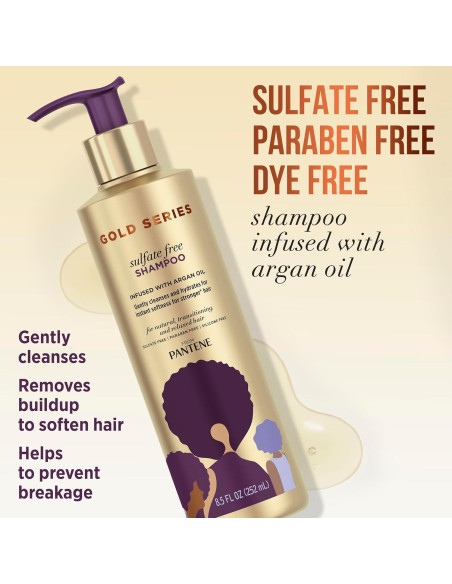 Kit Champú y Acondicionador Sin Sulfatos Pantene 500 ml Aceite Argán