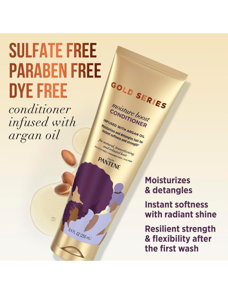 Kit Champú y Acondicionador Sin Sulfatos Pantene 500 ml Aceite Argán