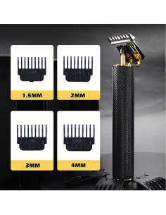 Cortadora de Cabello RQTYBUI Inalámbrica Recargable 4 Peines 2