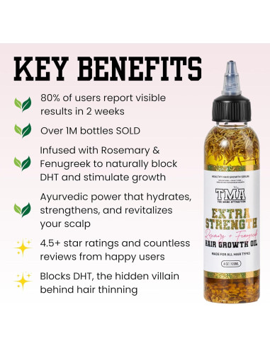 Aceite Herbal Crecimiento Capilar Extra Fuerte 118 ml - El Atractivo del Cabello