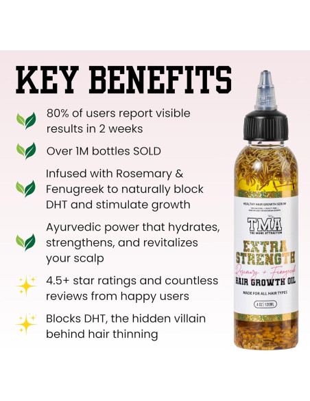 Aceite Herbal Crecimiento Capilar Extra Fuerte 118 ml - El Atractivo del Cabello