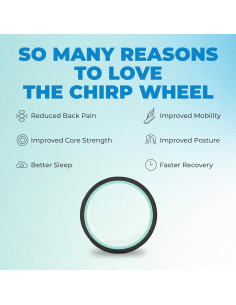 Rodillo de Espuma Chirp Wheel+ 15.24 cm Alivio Espalda y Cuello 2