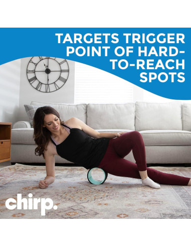 Rodillo de Espuma Chirp Wheel+ 15.24 cm Alivio Espalda y Cuello