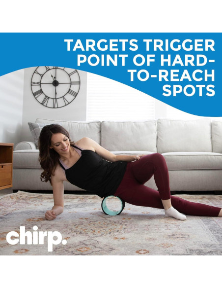 Rodillo de Espuma Chirp Wheel+ 15.24 cm Alivio Espalda y Cuello