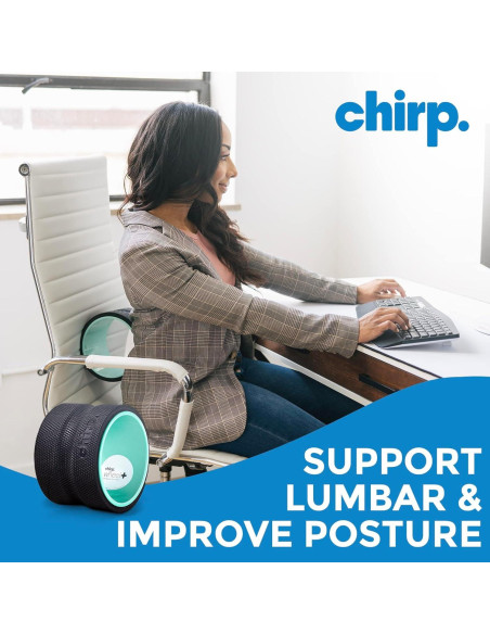 Rodillo de Espuma Chirp Wheel+ 15.24 cm Alivio Espalda y Cuello