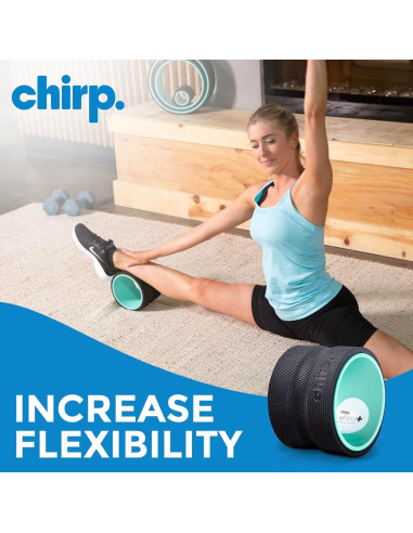 Rodillo de Espuma Chirp Wheel+ 15.24 cm Alivio Espalda y Cuello