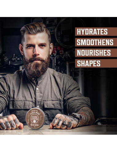 Bálsamo para Barba Viking Revolution 2 oz Natural Hidratante