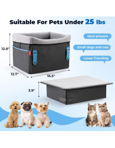 Asiento Elevador para Perros BurgeonNest Mediano 42x34.8cm 2