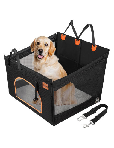 Asiento de Coche Grande para Perros KYG Impermeable 72x62cm