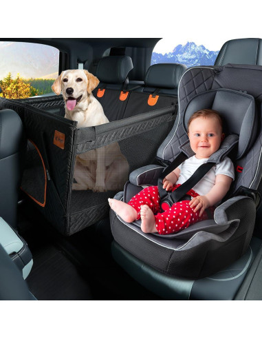 Asiento de Coche Grande para Perros KYG Impermeable 72x62cm