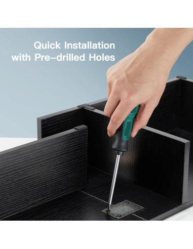 Soporte Doble para Monitor HUANUO con Cajones 111 cm 59.87 kg