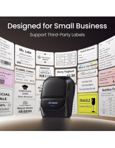 Impresora Térmica de Etiquetas CLABEL 2" Bluetooth Portátil 2