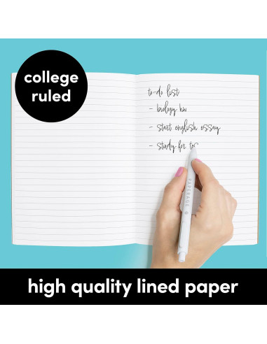 Paquete de 6 Cuadernos de Composición PAPERAGE 120 Páginas